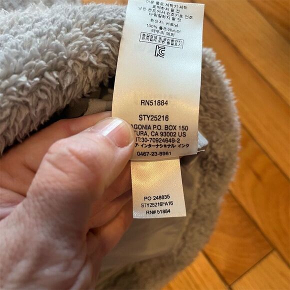 Patagonia Women's Los Gatos Fleece Vest Gray Size L Full Zip Pockets - Picture 4 of 9